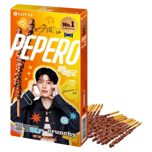 Lotte Pepero Stray Kids Crunchy Flavor Sticks 39g