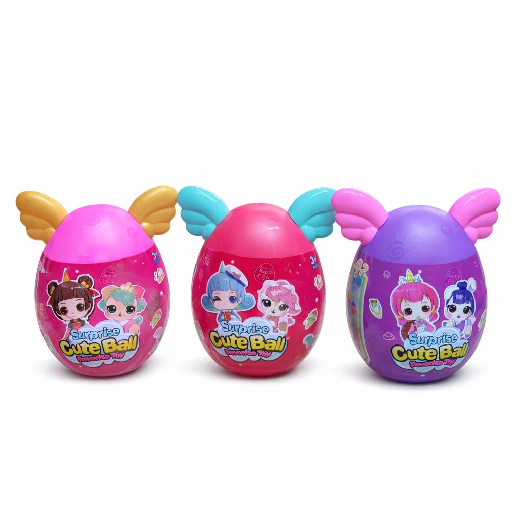 Ou Surpriză cu Păpușă, Animalut și Accesorii