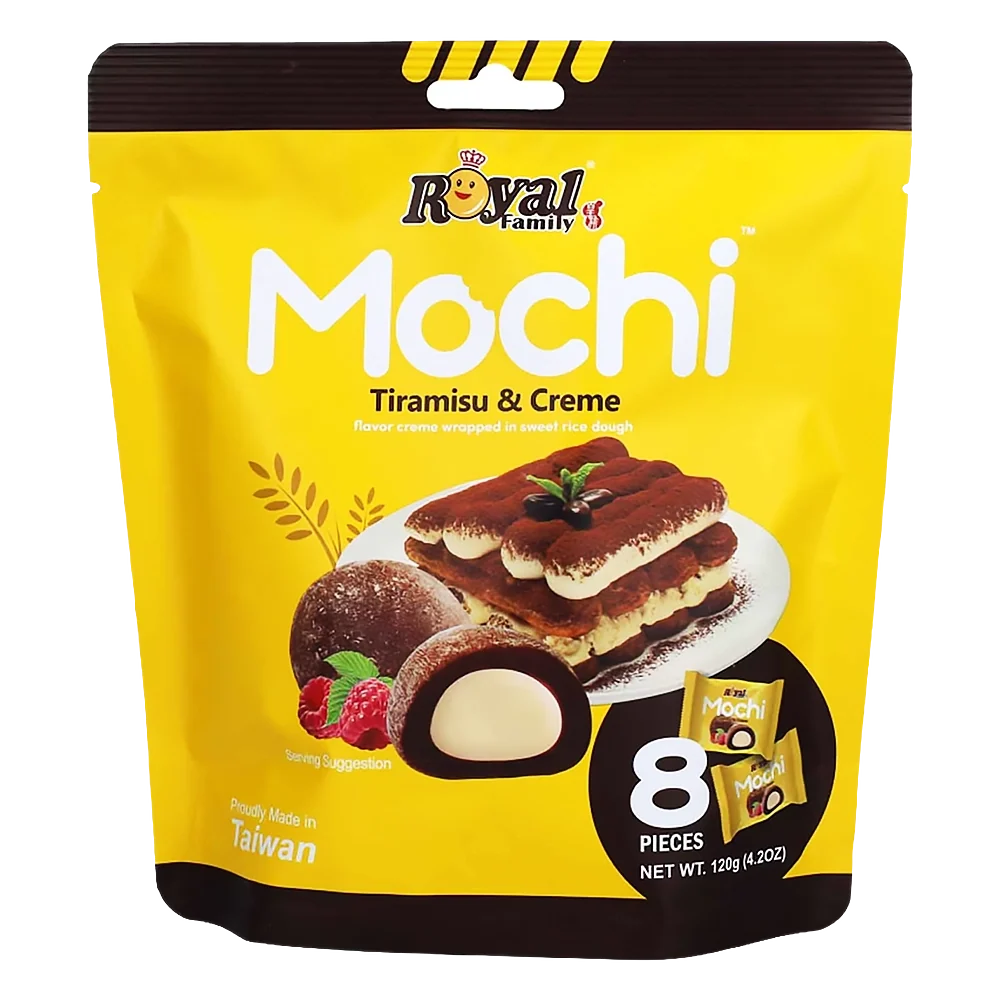Royal Family Mochi Tiramisu & Creme flavor 120g