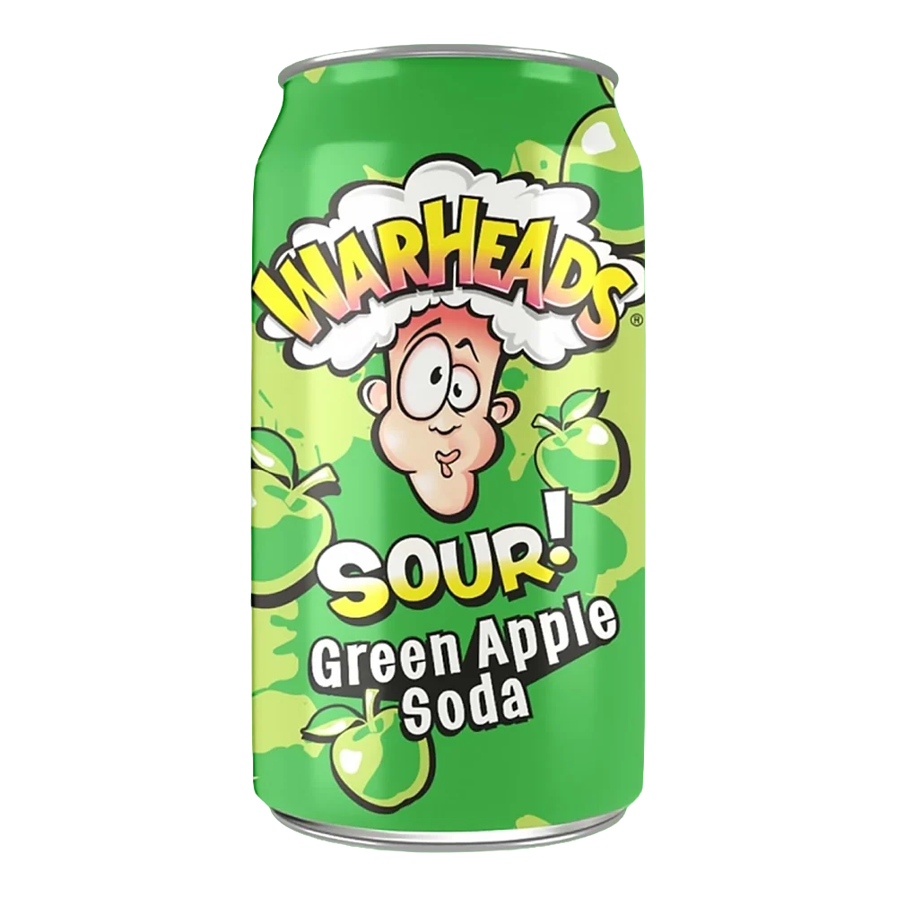 Warheads Green Apple Soda 330ml