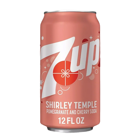 7-UP Shirley Temple Pomegranate and Cherry Soda 355ml