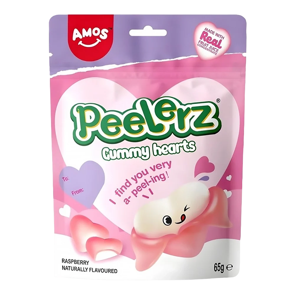 Amos Peelerz Heart Shaped 65g