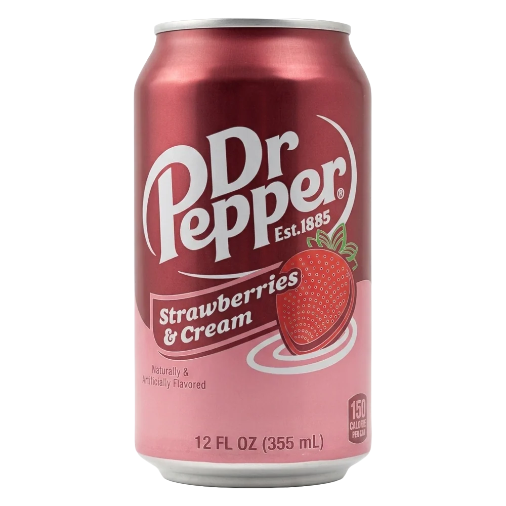 Dr Pepper Strawberries & Cream USA 355ml