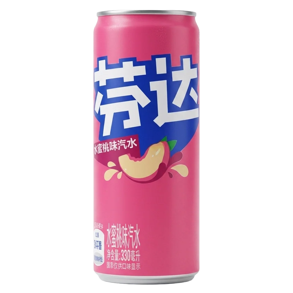 Fanta White Peach 330ml CHN