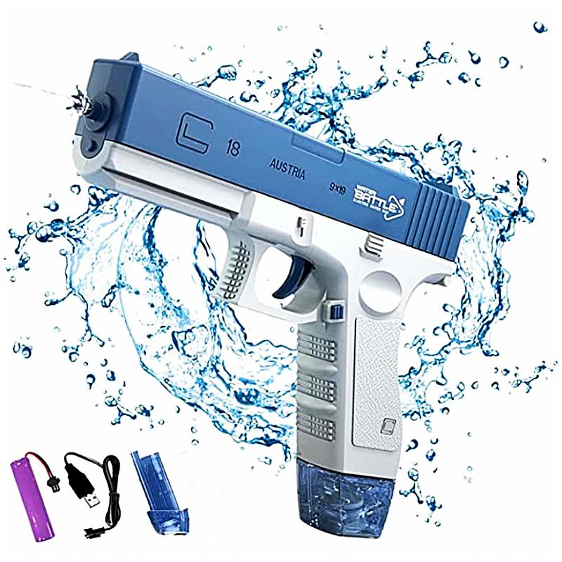 Pistol de apa cu baterie reincarcabila
