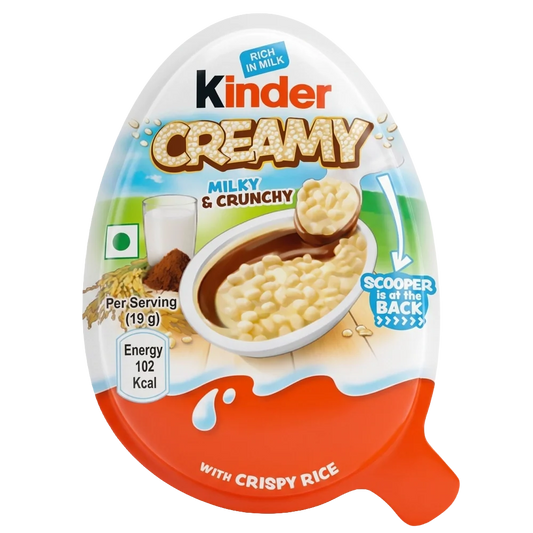 Kinder Creamy Milky & Crunchy 19g