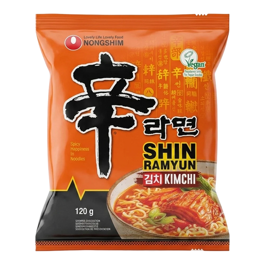 Nongshim Shin Kimchi Instant Noodles 120g