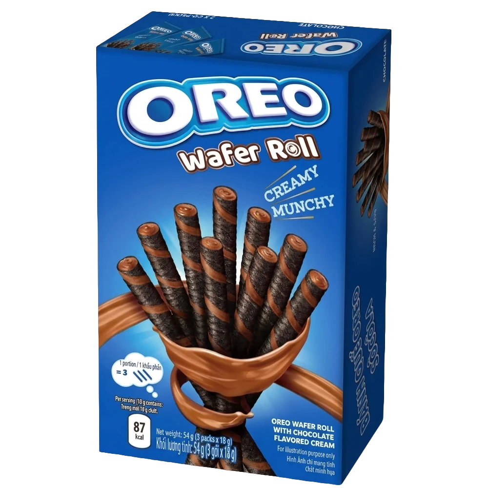 OREO Wafer Roll Chocolate 54g