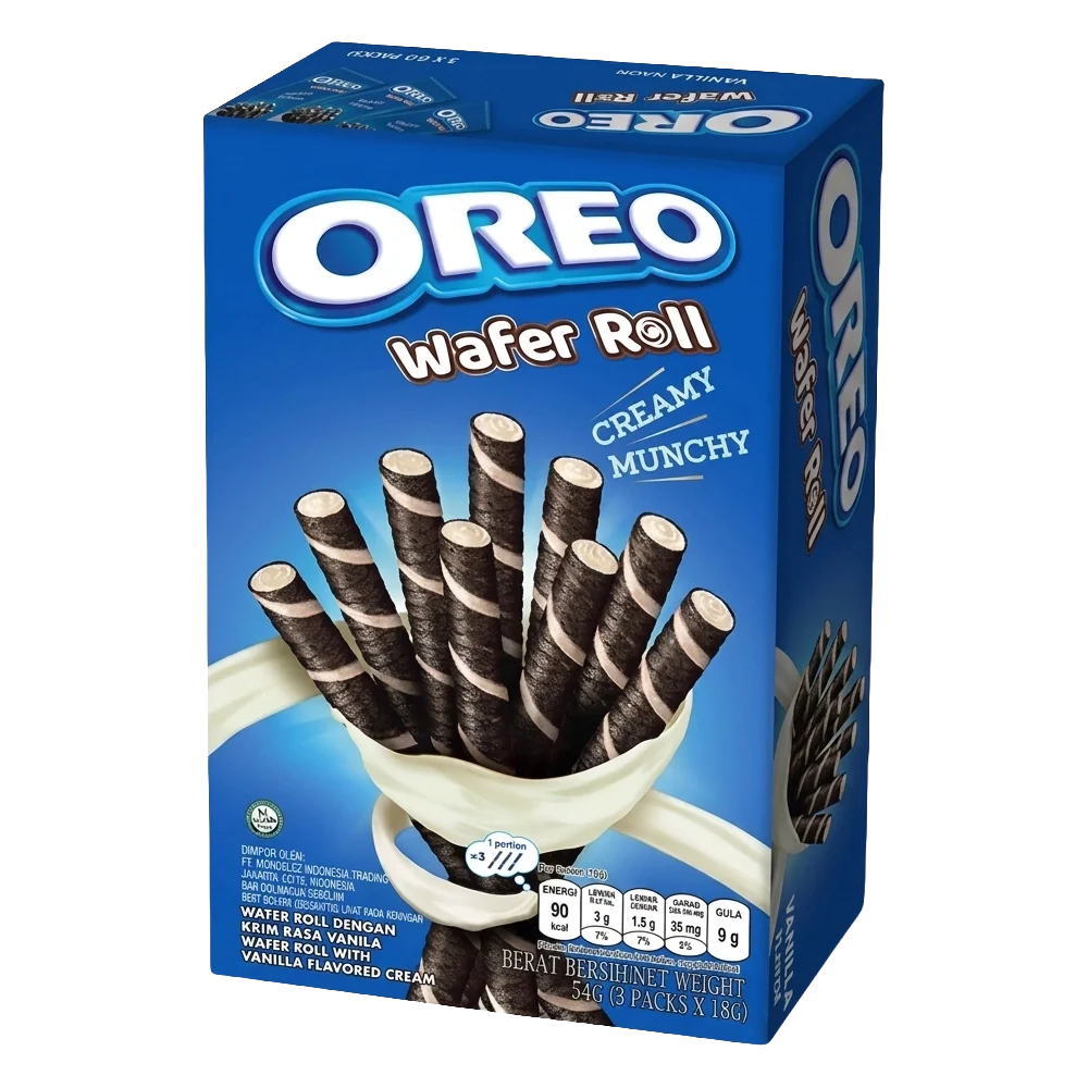 OREO Wafer Roll Vanilla 54g