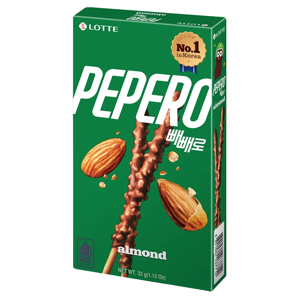 Pepero Almond Flavor Sticks 32g