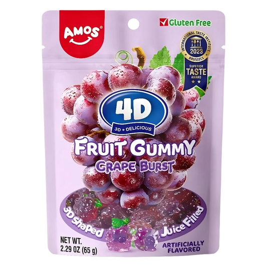 Amos 4D Grape Juice Burst 65g