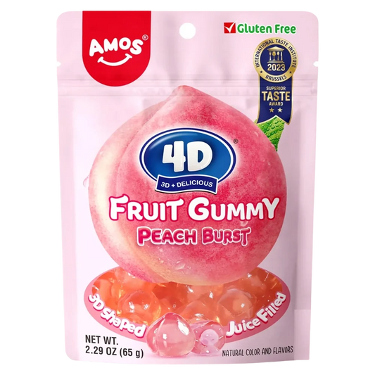 Amos 4D Peach Juice Burst 65g