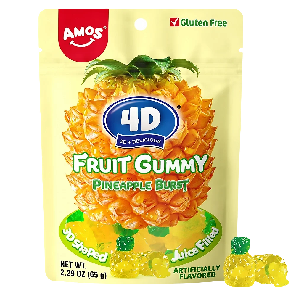 Amos 4D Pineapple Juice Burst 65g
