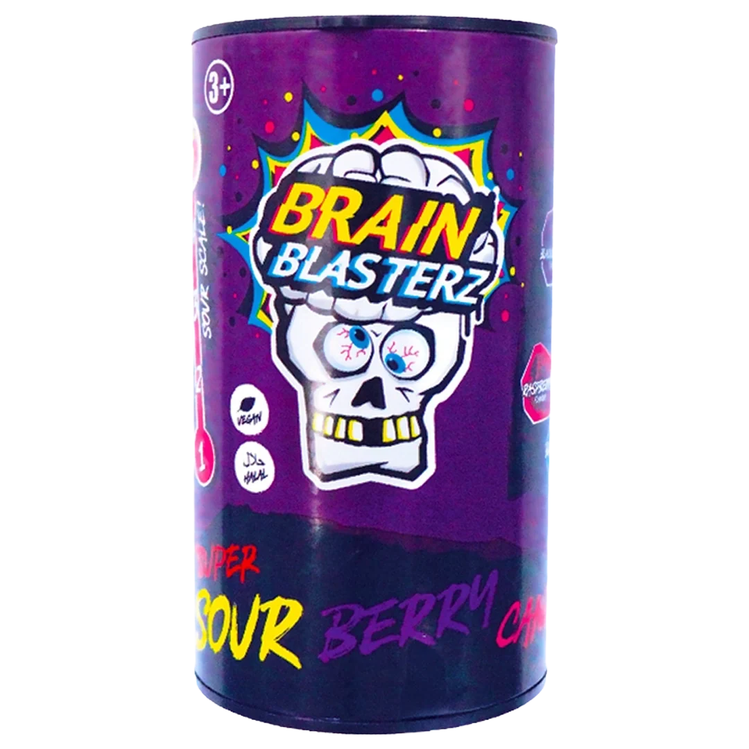 Brain Blasterz Super Sour Berry Candy Level 5 Sour 48g