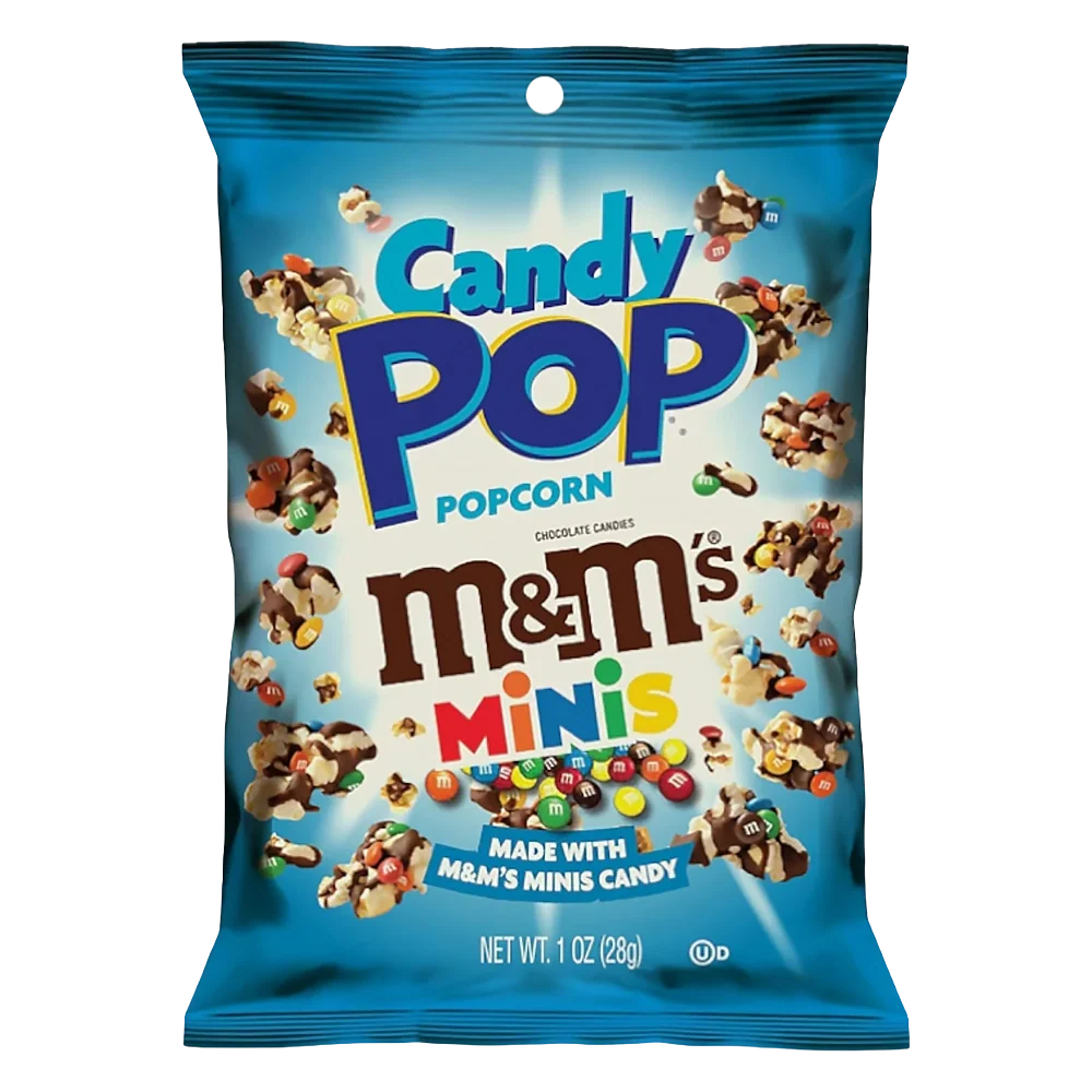 Candy Pop Popcorn M&M's & Minis 28g