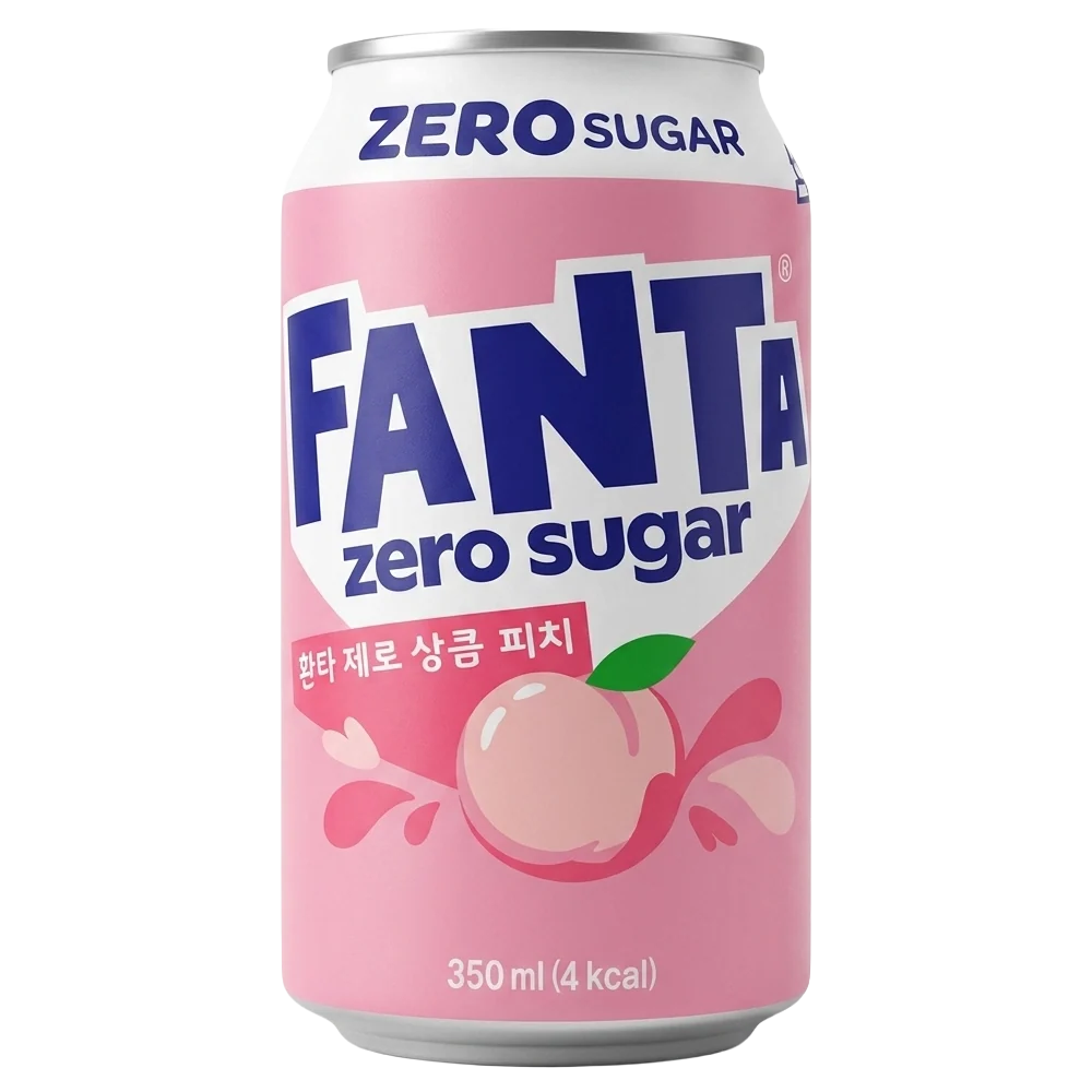 Fanta Korea Peach Zero 350ml