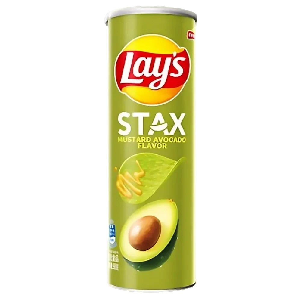 Lays Stax Mustard Avocado 90g