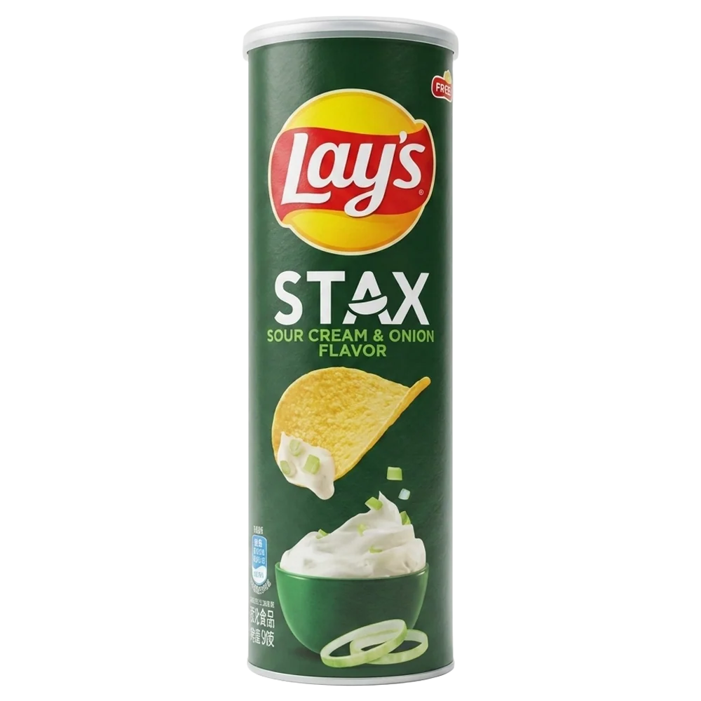 Lays Stax Sour Cream & Onion 90g