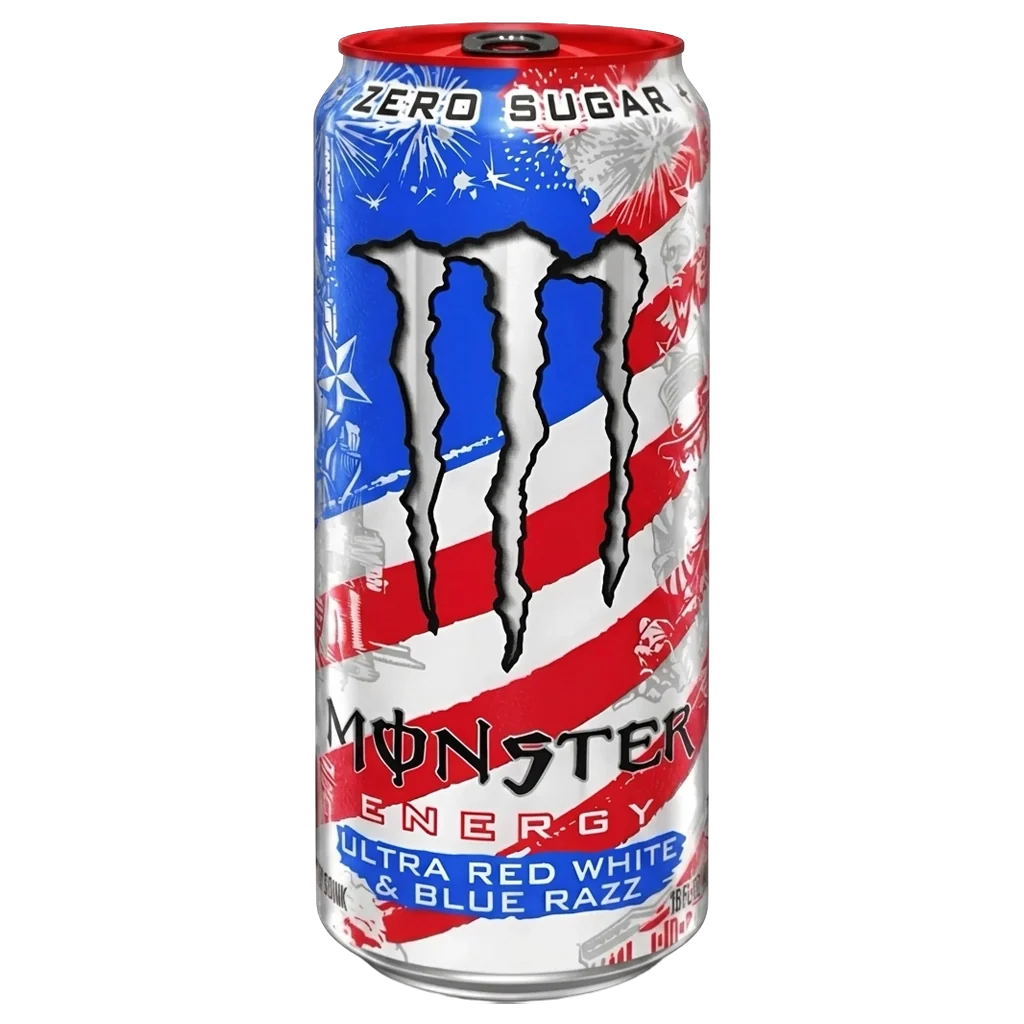 Monster Energy Ultra Red White Blue Razz USA 473ml