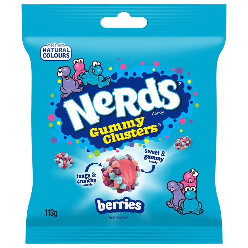 Nerds Berries Clusters Family Size 113g