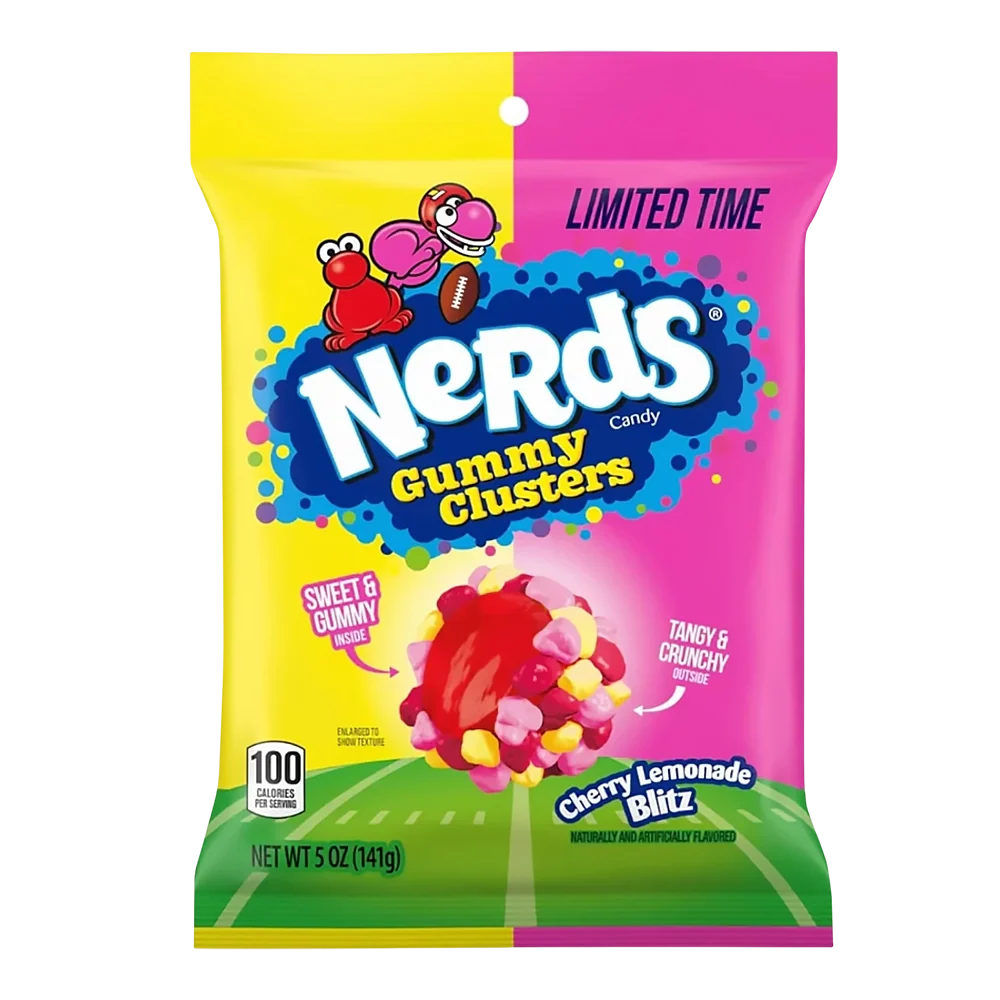 NERDS Gummy Clusters Cherry Lemonade Blitz 141g