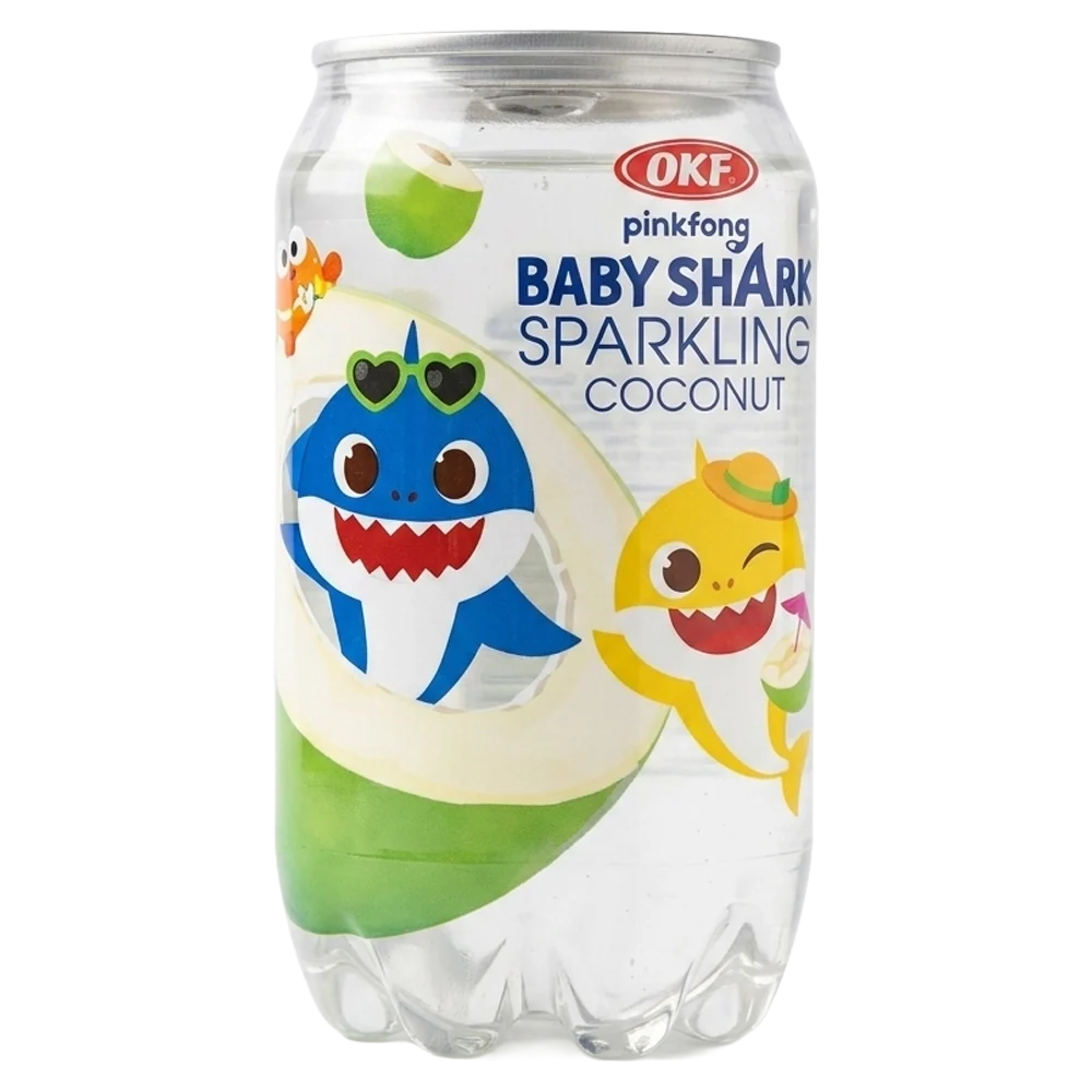 OKF Sparkling Baby Shark Coconut Drink 350ml KOR