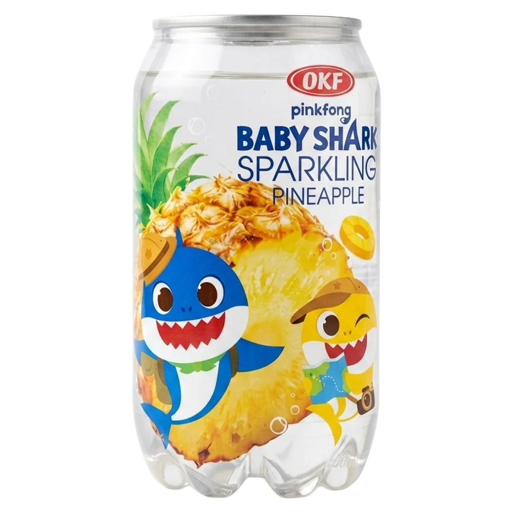 OKF Sparkling Baby Shark Pineapple Drink 350ml KOR