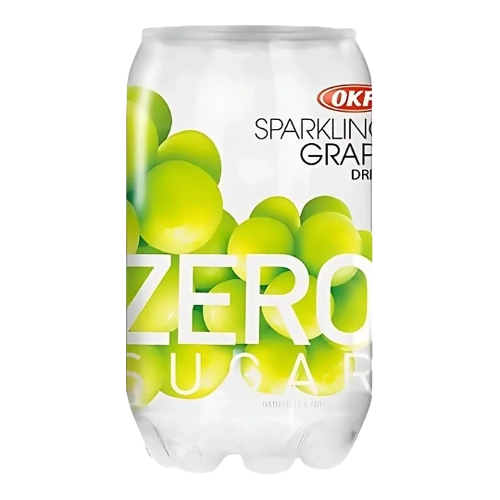 OKF Sparkling Zero Sugar Grape Drink 350ml KOR