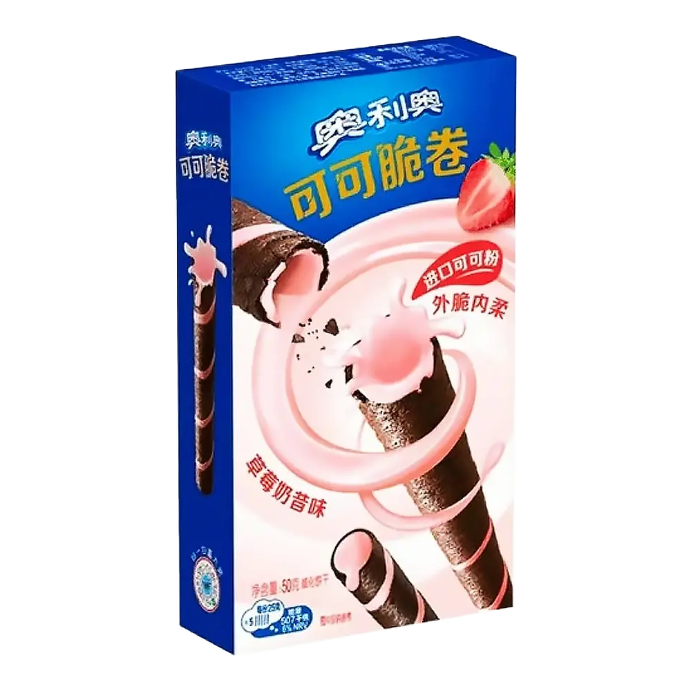 Oreo Crisp Roll Strawberry 50g