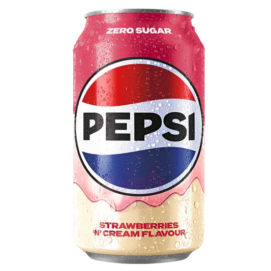 Pepsi Zero Sugar Strawberries & Cream 330ml