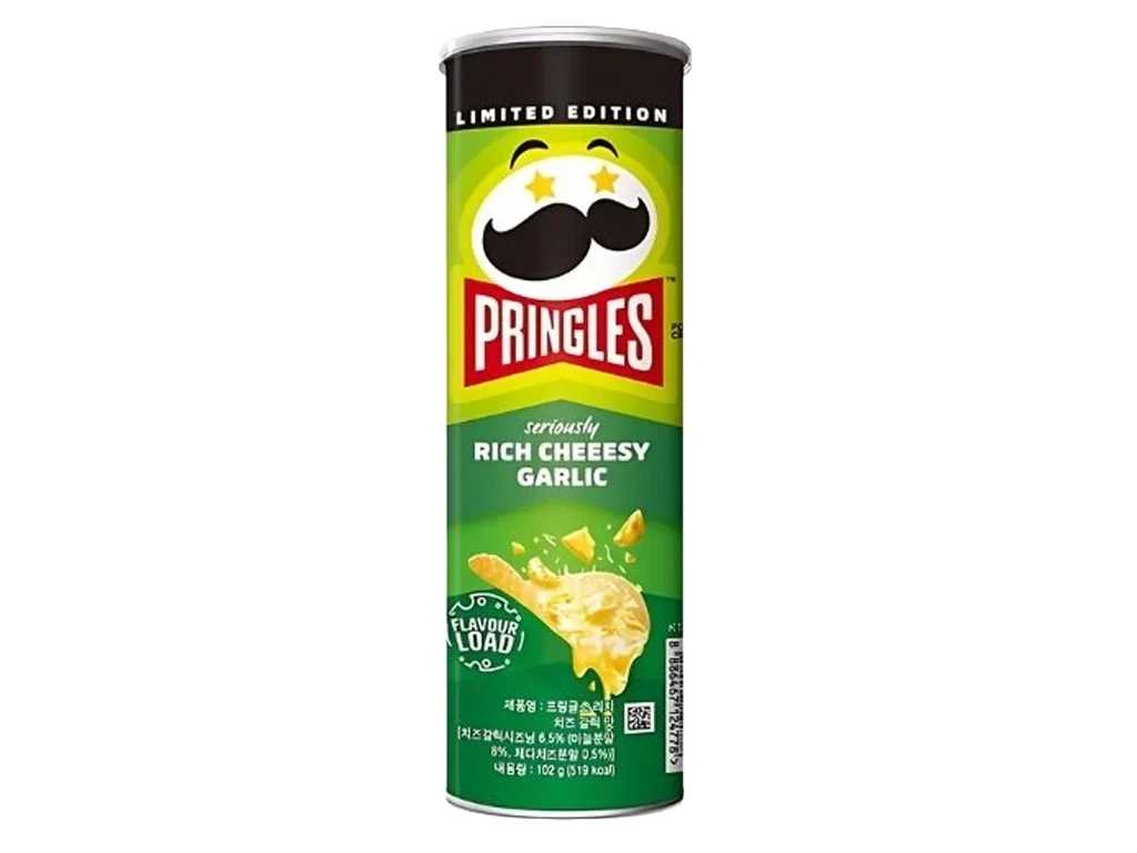 Pringles Rich Cheesy Garlic 102g