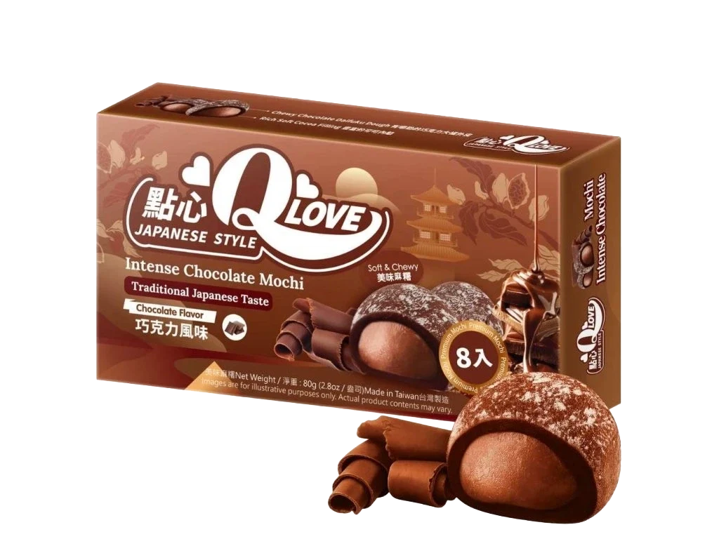 QLove Intense Chocolate Mini Mochi 80g