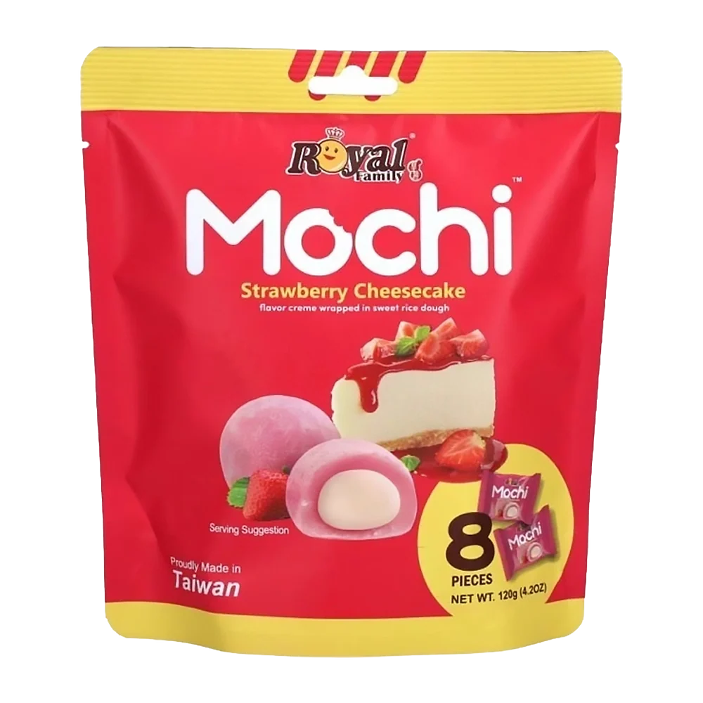 Royal Family Mochi Strawberry Cheese Cake flavor 120g