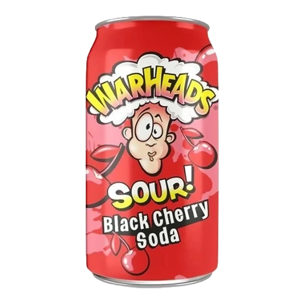 Warheads Black Cherry Soda 330ml