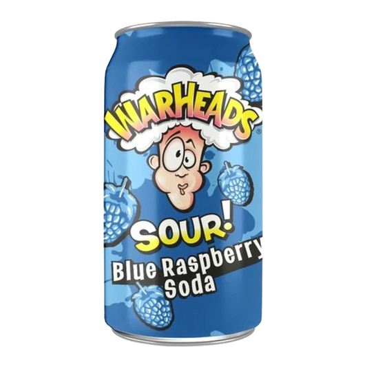 Warheads Blue Raspberry Soda 330ml