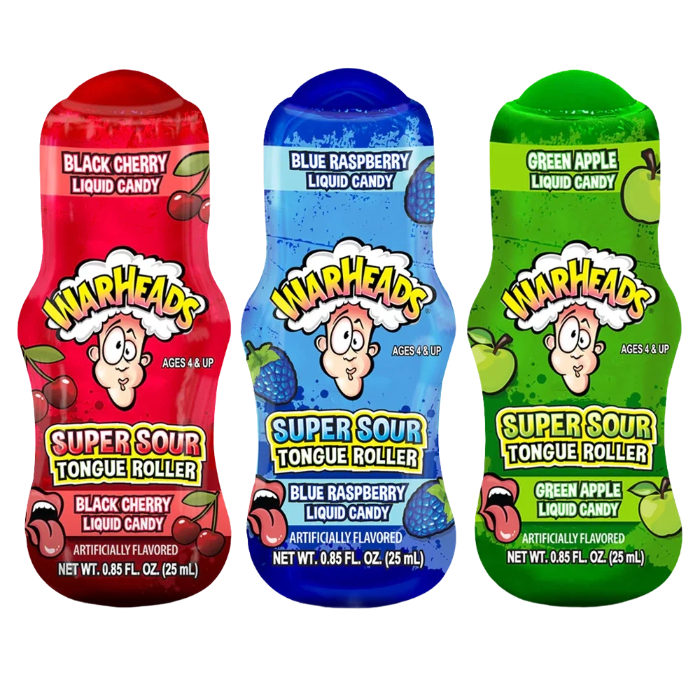 Warheads Super Sour Tongue Rollers 24g